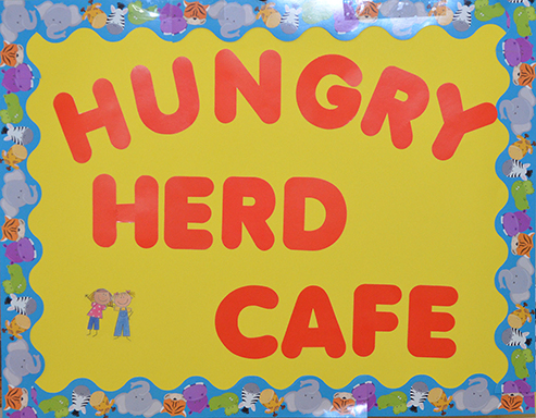 Hungry Herd Cafe Sign